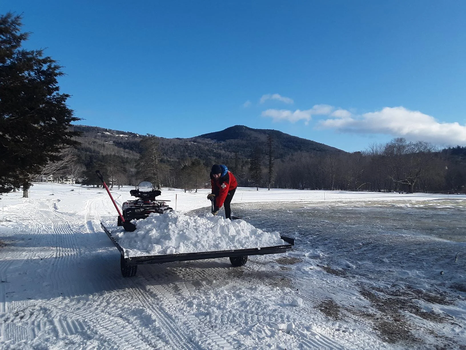 Revolutionary Snow Storage System at Craftsbury Outdoor Center